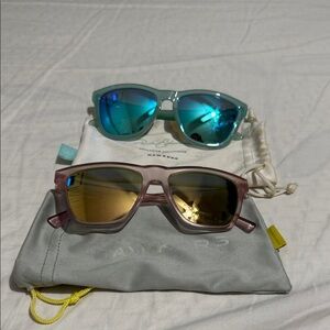 Two Polarized Sunglasses hawkers